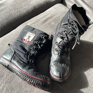 Pajar Grip Low Leather Fleece Lined Winter Snow Boots Size 7.5 Women's.